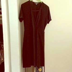 Primary Black Wrap Dress